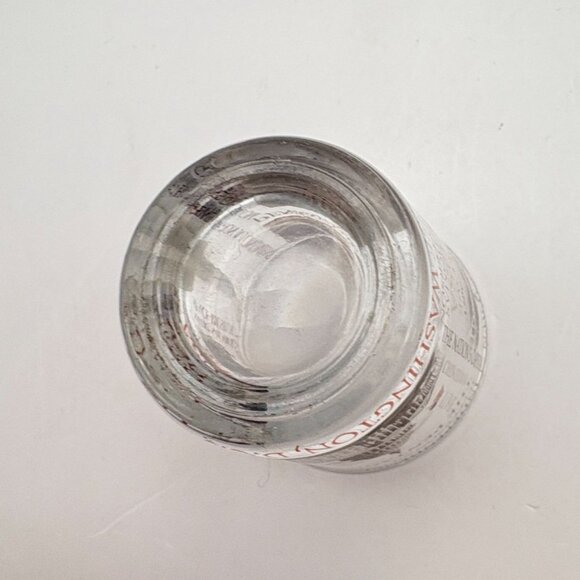 Washington D C Souvenir Shot Glass American Flag Iconic City Landmarks Design - Picture 7 of 9